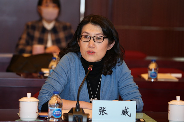 (商务部研究院副院长张威致辞)